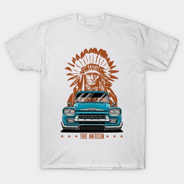 Apache Pickup Truck T-Shirt by Markaryan